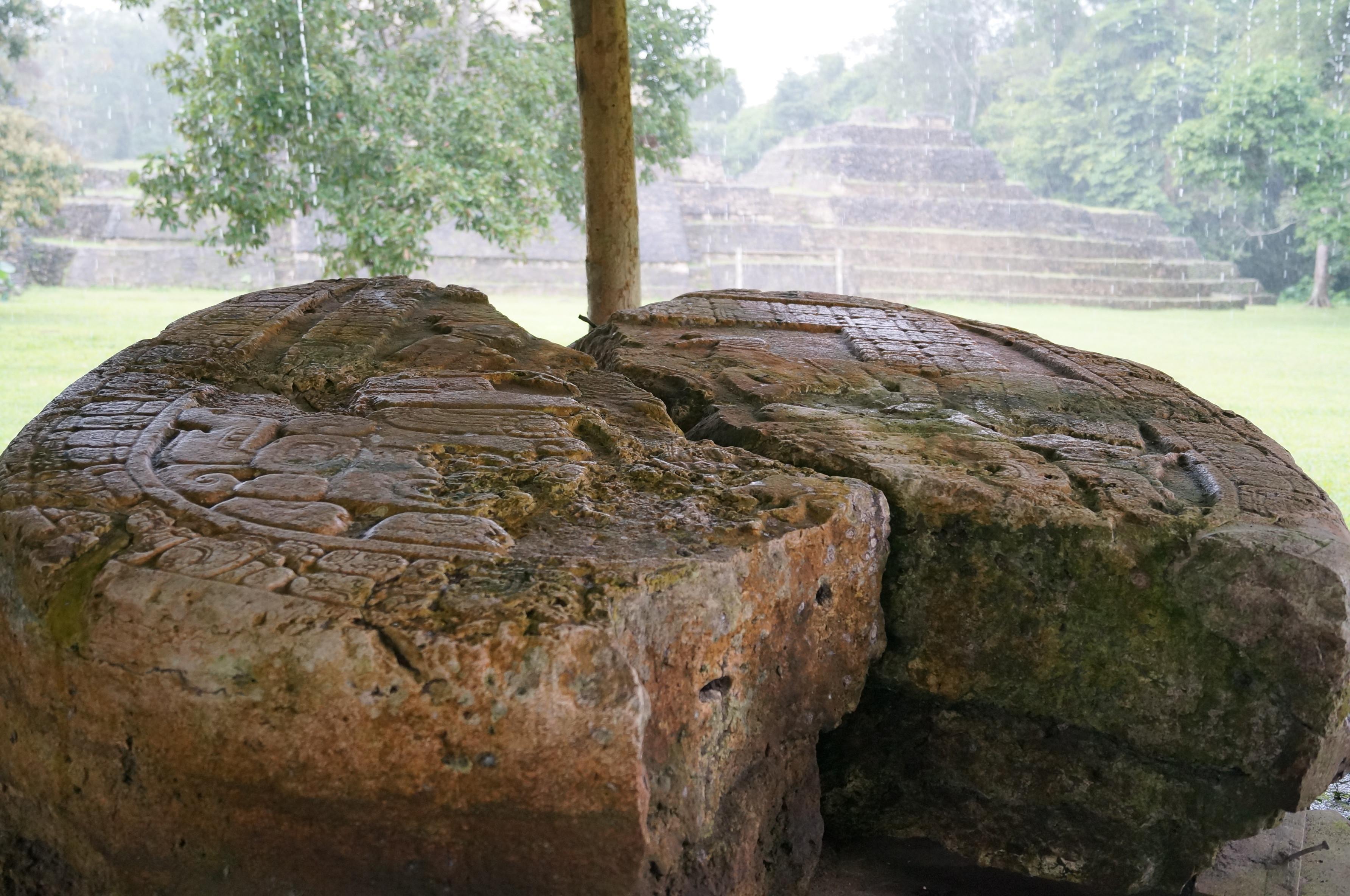 artifacts-at-mayan-ruin